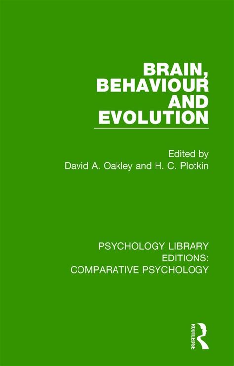 Psychology Library Editions Comparative Psychology Brain Behaviour