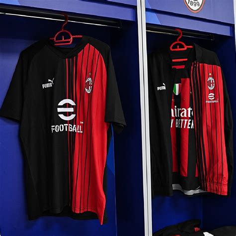 PUMA lança nova camisa pré jogo do Milan para 2023 Mantos do Futebol