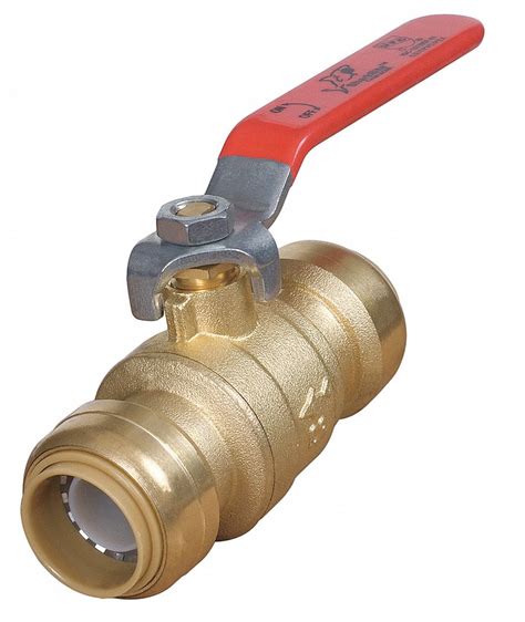 Sharkbite Style Push Fit Ball Valve Full Port Fittings Lead Free