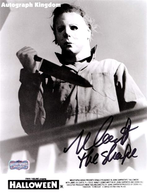 Nick Castle 8 x 10" Autographed Photo Halloween (Reprint:2045) Great ...