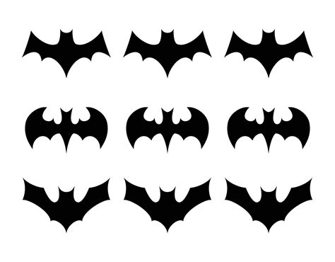 Halloween Bat Stencils - 15 Free PDF Printables | Printablee