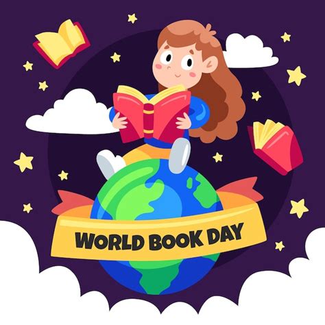 Free Vector Hand Drawn World Book Day Illustration