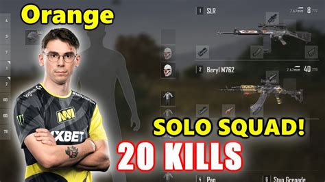 Pubg Solo Vs Squad Navi Orange Kills Beryl M Vs Slr Youtube