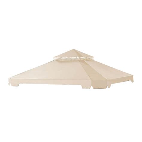 Riplock 350 Beige Replacement Canopy Top Cover Set For 10 Ft X 10 Ft