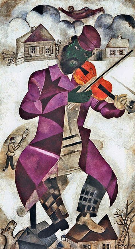 Chagall The Green Violonist New York Drawn Masterpieces Adult