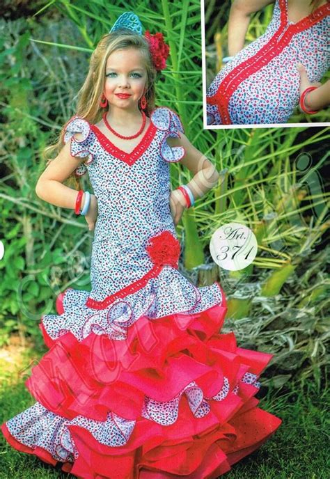 Pin de Puri Pérez en Flamenca Vestido flamenco niña Vestido de