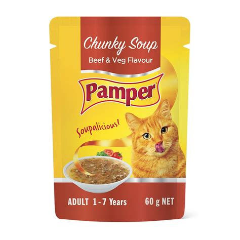 18% off on Pamper 36x 60g Wet Cat Food Pouches | OneDayOnly