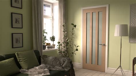 Utah Oak Glazed Interior Doors Doors Vibrant Doors