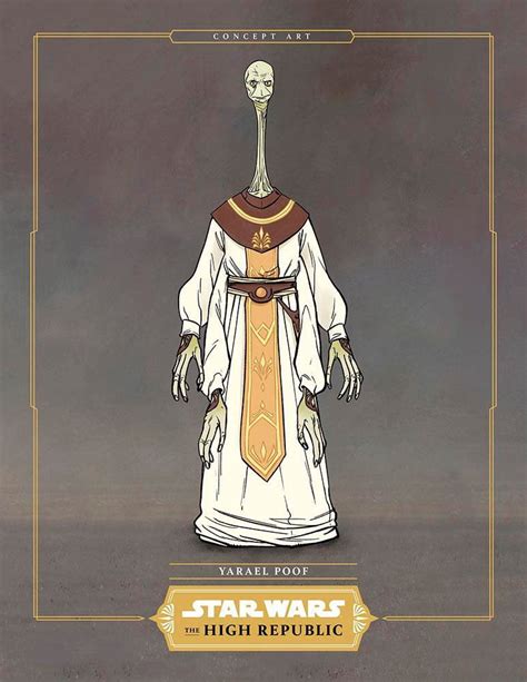 High Republic concept art reveals Yarael Poof has 4 arms : StarWarsCantina