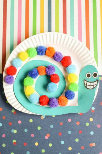 Cute Snail Paper Plate Craft For Toddlers And Preschoolers Toots Mom