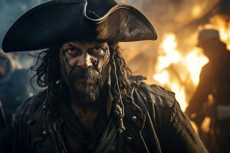 Premium Ai Image A Glimpse Into The World Of Pirates Generative Ai