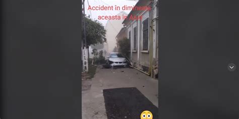 Video Tirea Ta Un Bmw Implicat Ntr O Tamponare N Aiud A Ajuns Pe