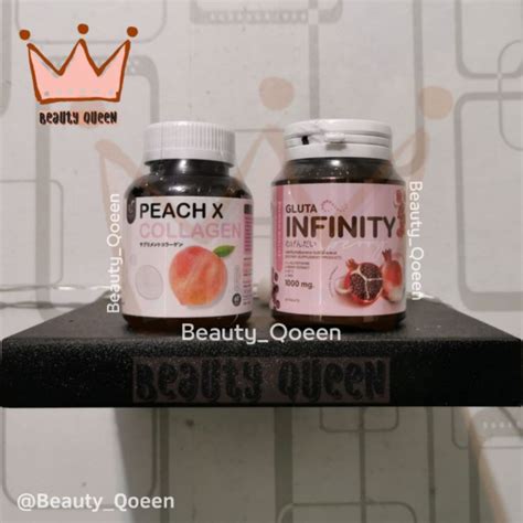 Peach X COLLAGEN WHITENING Package GLUTA INFINITY BERRY ORIGINAL