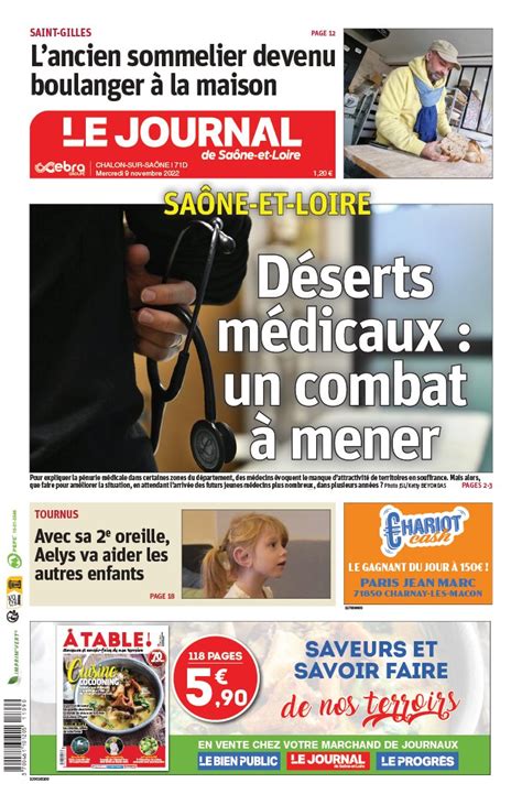 Le Journal de Saône et Loire N20221109 du 09 novembre 2022 à