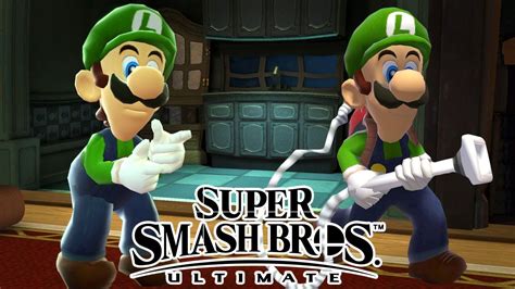 Luigis Mansion Luigi Super Smash Bros Ultimate Mod Youtube