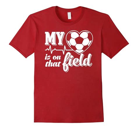 Soccer Mom Shirt My Heart Is On That Field Soccer T Shirt Td Teedep