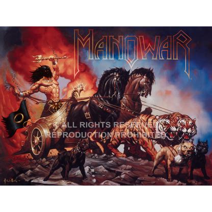 MANOWAR - King Of Kings - Ken Kelly - Fine Art Print - Large – MANOWAR ...