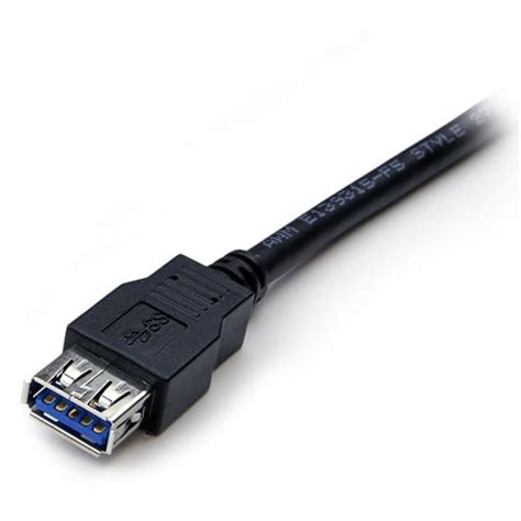 Usb3sext6bk 6 Ft Black Superspeed Usb 3 0 Extension Cable A To A M F Rs