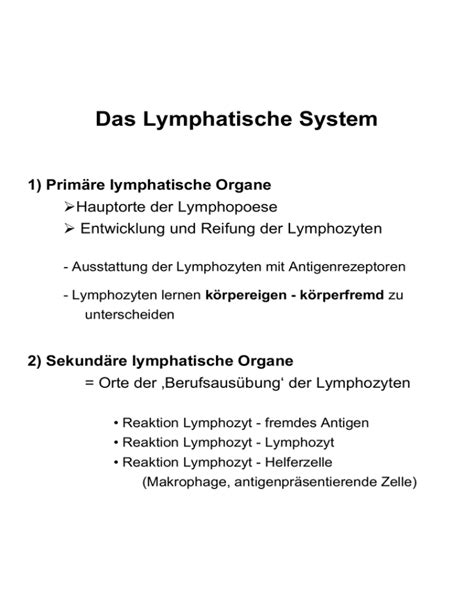 Lymphat Organe