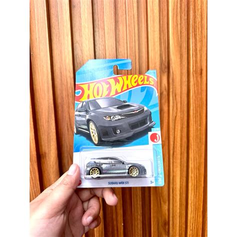 Hotwheels Hot Wheels Subaru WRX STI Dark Grey Shopee Malaysia
