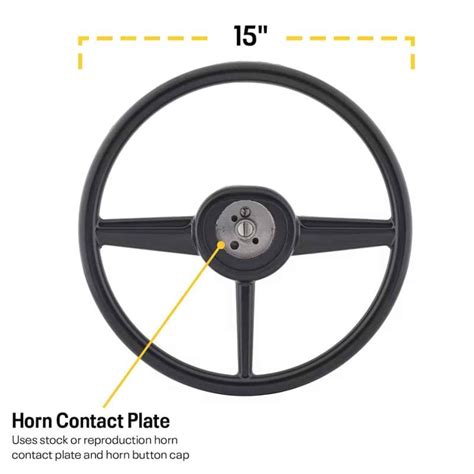 Steering Wheel And Horn Assembly Ls Fabrication