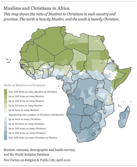 Map Of Africa By Religion - Viole Jesselyn