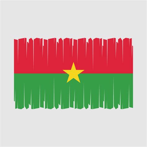 Burkina Faso Flag Vector 21691073 Vector Art at Vecteezy