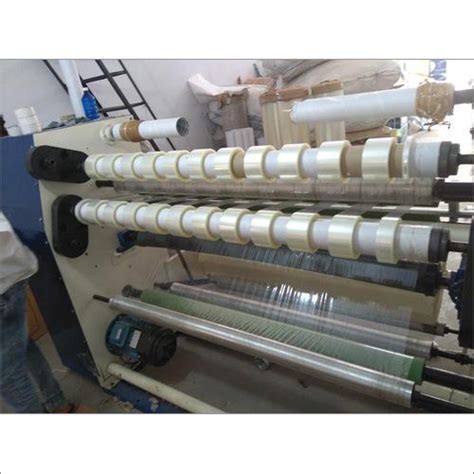 Fully Automatic Bopp Tape Slitting Machine Exporter Supplier