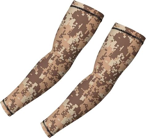 Sports Men Compression Arm Sleeve Army Camo Camouflage Military Arm Sleeves Sports