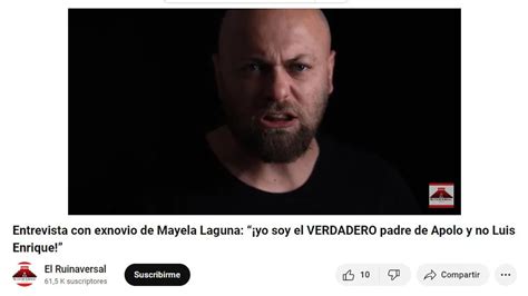 Youtuber Asegura Saber Quién Es El Verdadero Padre De Apolo Guzmán Así Reaccionó Mayela Laguna