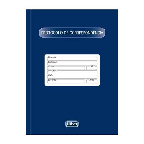 Livro Protocolo Correspondência 104 Folhas 120545 Tilibra 01678