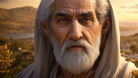 Lexica Old Greek Man Serene Eyes Ancient Greece Background