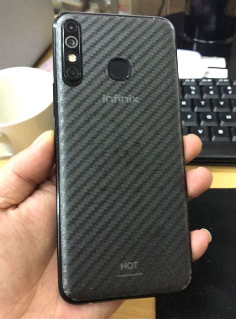 SKIN CARBON INFINIX SMART 4 GARSKIN CARBON 3D STIKER BACK FILM