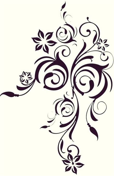 Swirl Stencil Template Printable Stencil Patterns For Many Uses Swirl