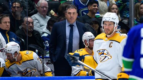 Andrew Brunette S Seat Shouldn T Be Remotely Warm For Struggling Nashville Predators