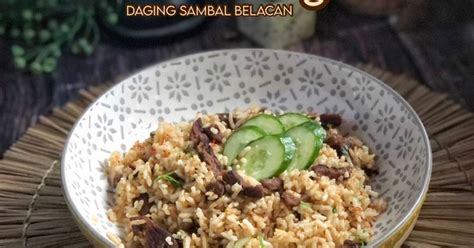 Resipi Nasi Goreng Daging Sambal Belacan Oleh Salina Jalaludin Cookpad