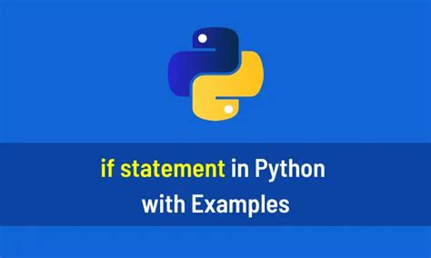 If Statement In Python With Examples AiHints