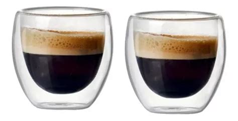 Xícara Café Duplo Dolce Gusto Borossilicato 70ml 2 Peças