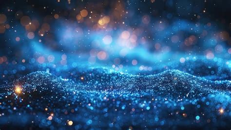 Premium Photo Abstract Blue And Orange Glitter Background