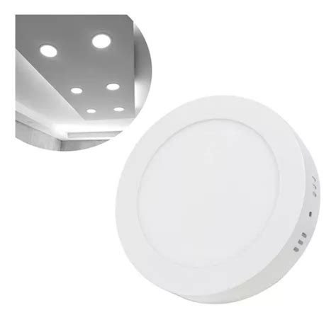 Panel Plafon Led 18w Aplicar Redondo Luz Fria O Luz Calida En Venta En