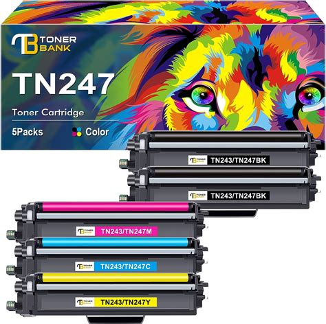 Toner Bank TN 243CMYK TN247 Kompatibel Toner für Brother MFC L3750CDW