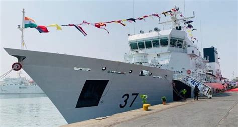 Indian Coast Guard Commissions Indigenously Designed Built Vessel