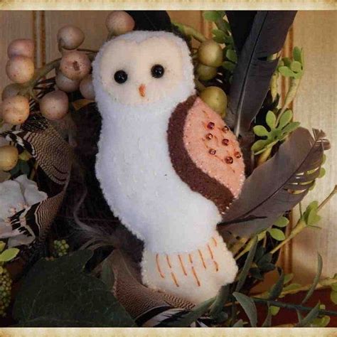 Buy 3 Get 1 Free Owl Brooch Ornaments Soft Toy Pdf Patterns Tutorial