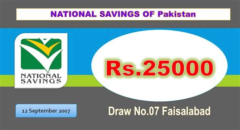 Rs Prize Bond List September Draw Result Faisalabad