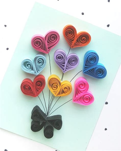 Paper Quilled Valentine Card A Craft And Connect Workshop — Manchester