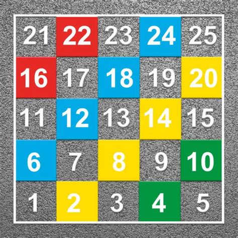 Number Grid 1 25