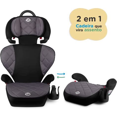 Cadeira Infantil Para Carro 2 Em 1 Vira Booster Triton De 15 A 36 Kg