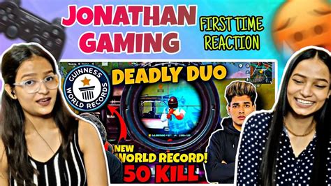 Jonathan Gaming 1V4 Clutches Moments In BGMI First Time Reaction