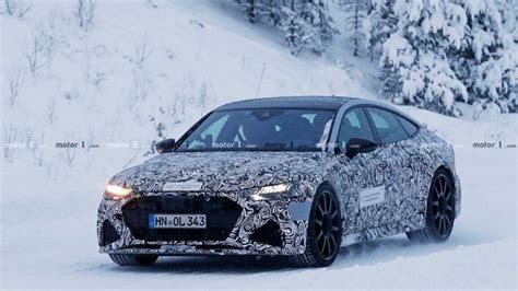 Next Audi Rs7 Appears Undaunted In First Cold Weather Spy Shots