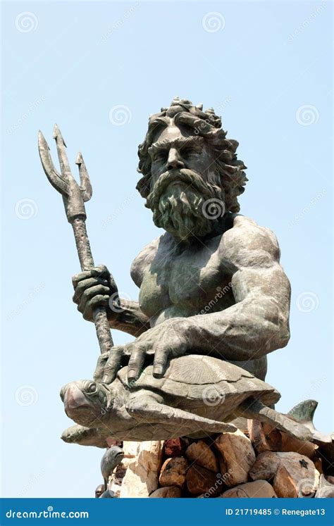 Statue Of Poseidon Royalty Free Stock Photo Image 21719485